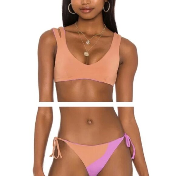 L*Space One Wave reversible bikini top - Picture 2 of 6